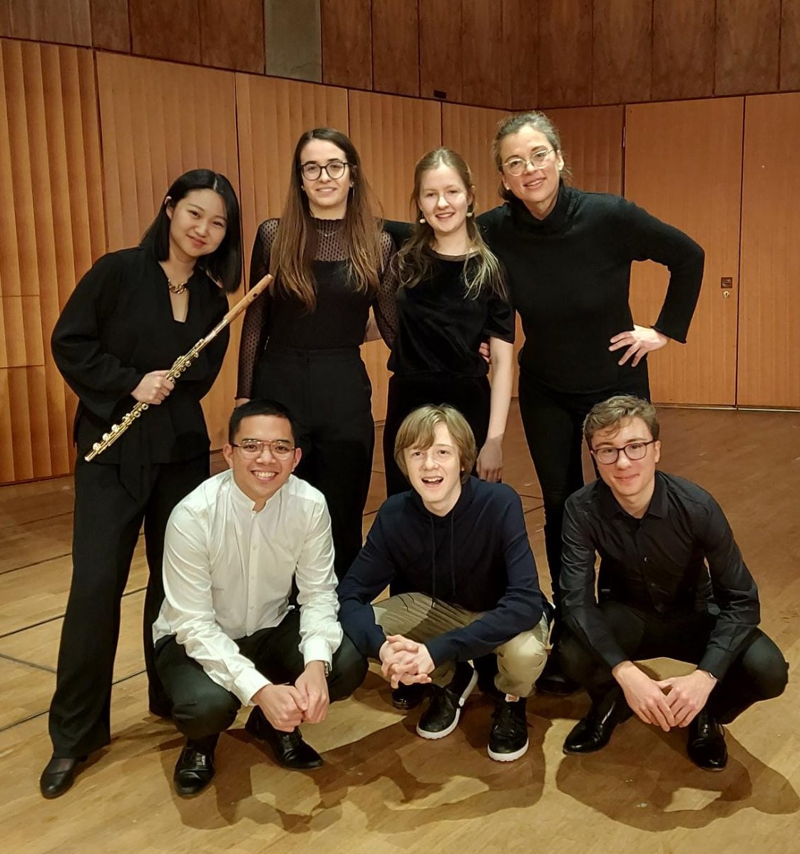 Meisterklasse : Studiernde der Flötenklasse Prof. Andrea Lieberknecht und der Gesangsklasse Prof. Christiane Iven